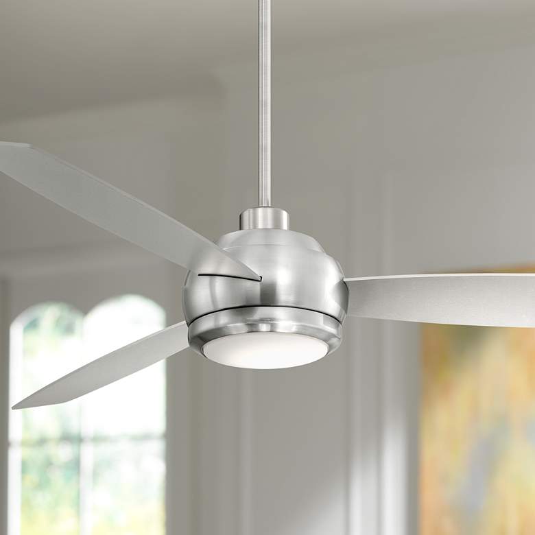 Casa Aleso Brushed Nickel LED Ceiling Fan thumbnail 2