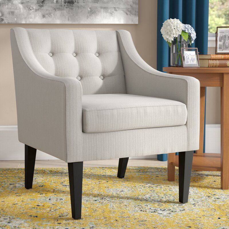 Clopton Tufted Polyester Armchair thumbnail 7