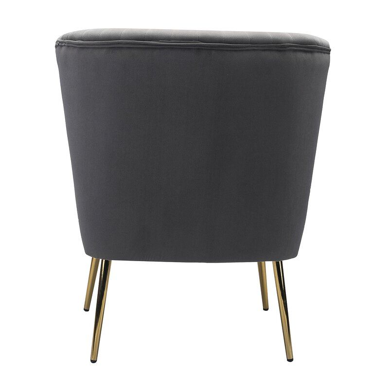 Erasmus Velvet Side Chair Set of 2 thumbnail 4
