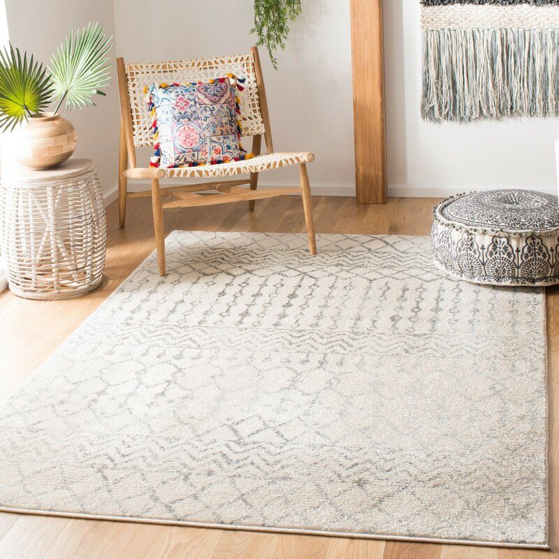 Blackheart Southwestern Ivory Gray Area Rug-8' x 10' thumbnail 2