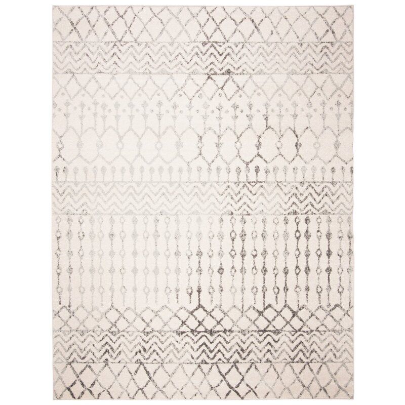 Blackheart Southwestern Ivory Gray Area Rug-8' x 10' thumbnail 3