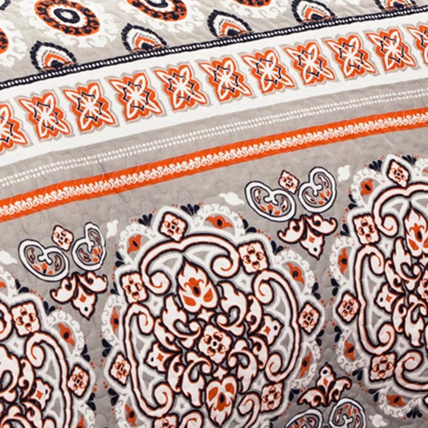 Nesco Quilt Navy Coral 3 Piece Set Queen thumbnail 3