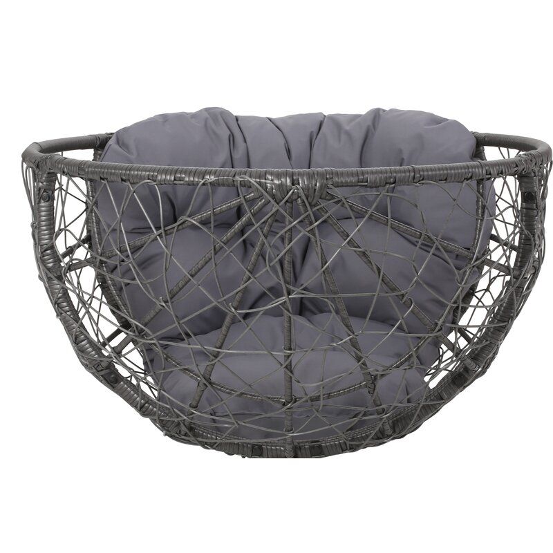 Mabel Wicker Teardrop Swing Chair thumbnail 2