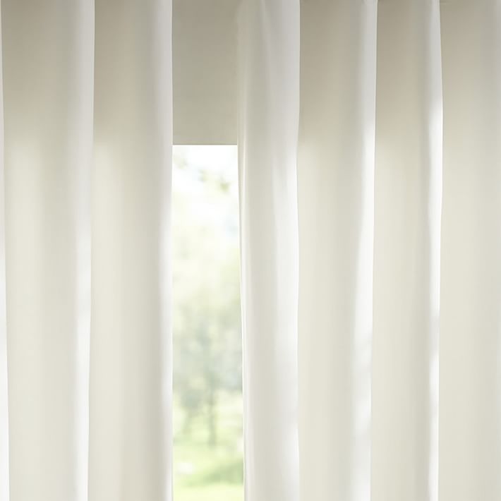 Sunbrella Indoor Outdoor Solid Cast Curtain Pumice thumbnail 2
