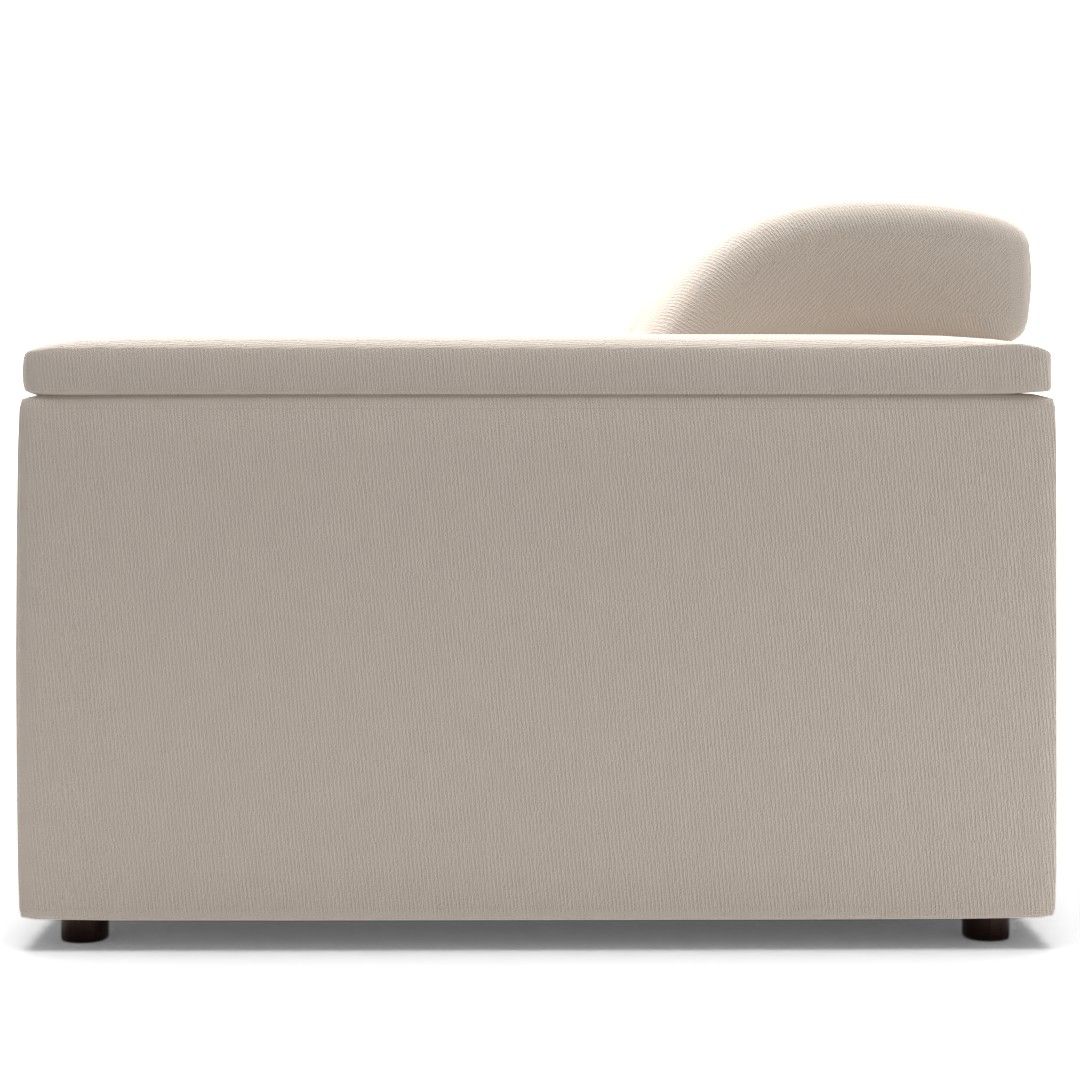 PB Ultra Lounge SQArm UPH Left-arm Recliner - PLY CSH - PRF Heathered Basketweave Alabaster White thumbnail 3