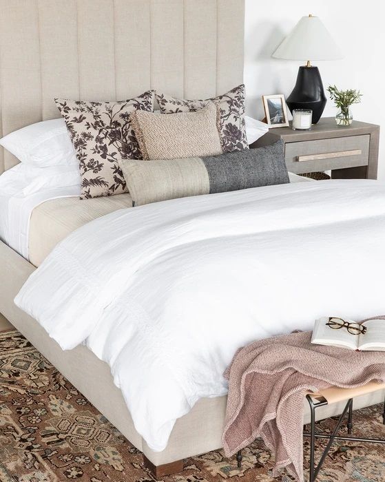 Bentley Cotton Block Pillow Cover thumbnail 2