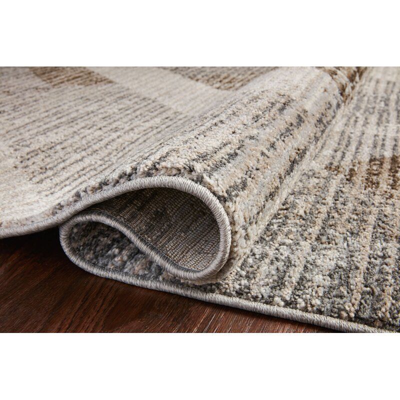 Sidwell Geometric Brown Gray Area Rug-7'x10'5" thumbnail 2