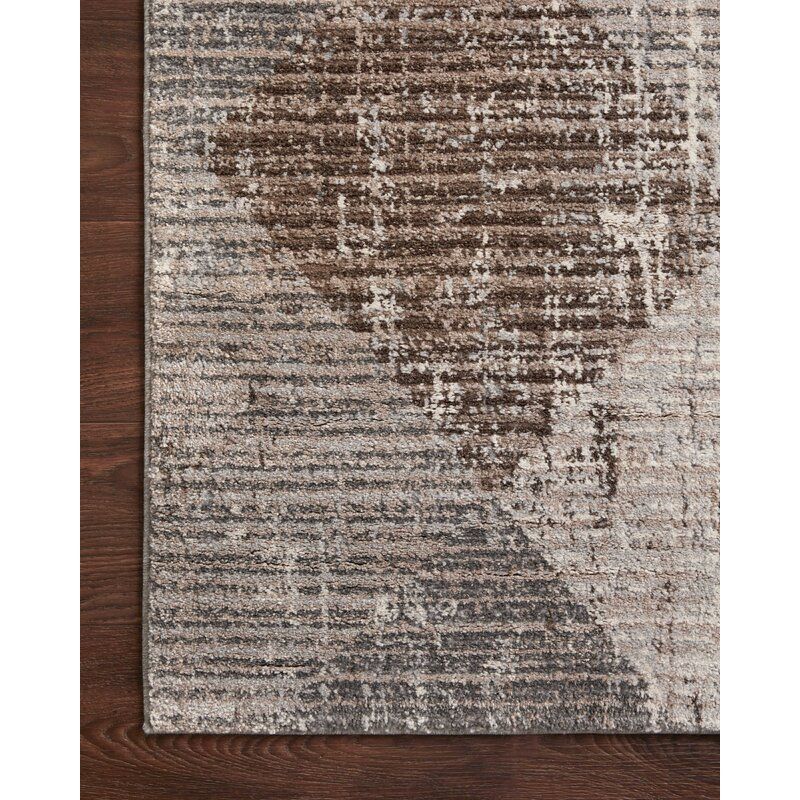 Sidwell Geometric Brown Gray Area Rug-7'x10'5" thumbnail 3