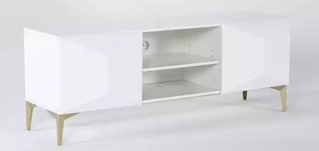 Aria White Tv Stand thumbnail 2