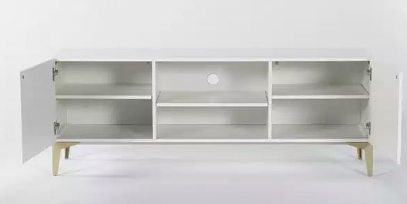 Aria White Tv Stand thumbnail 3