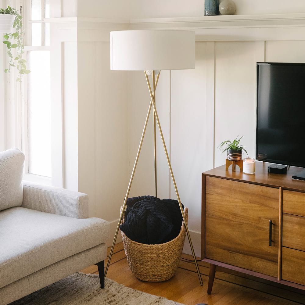 Mid-Century Tripod Floor Lamp thumbnail 2