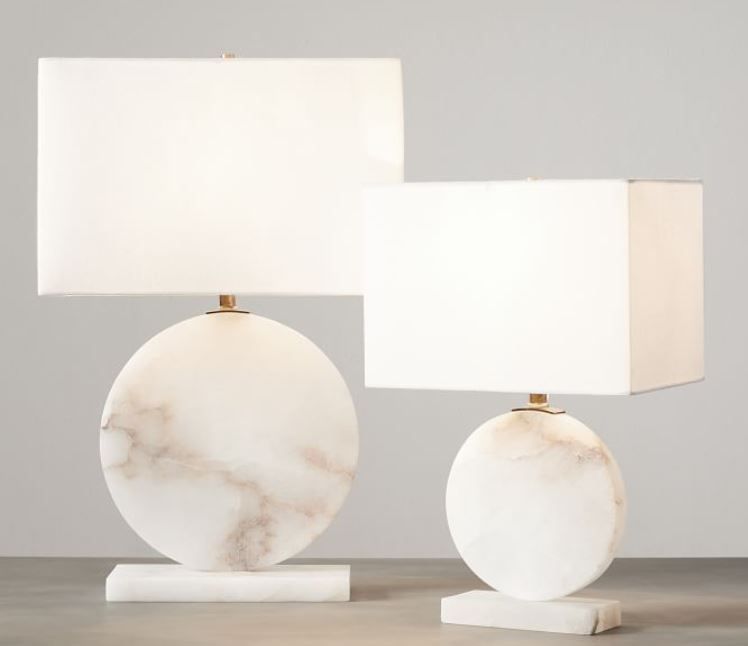 Zoe Alabaster Table Lamp thumbnail 2