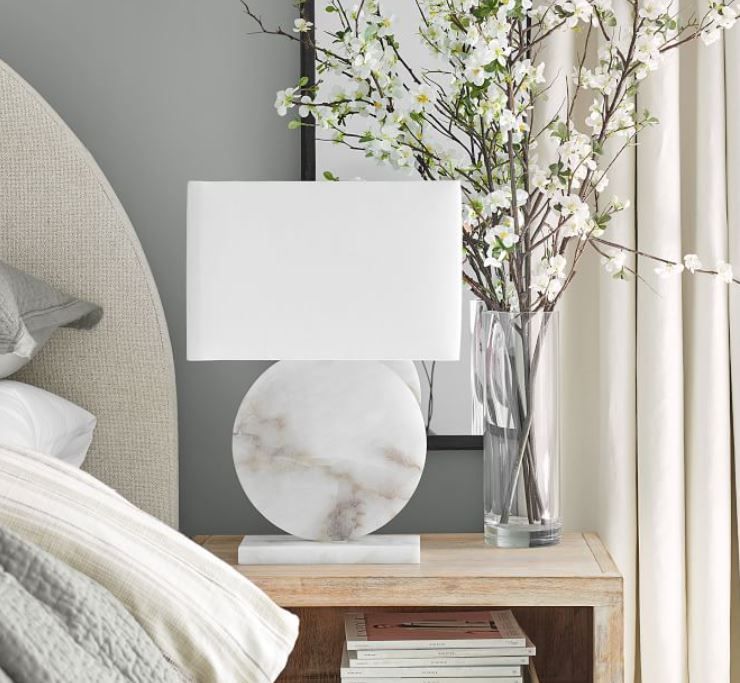 Zoe Alabaster Table Lamp thumbnail 3