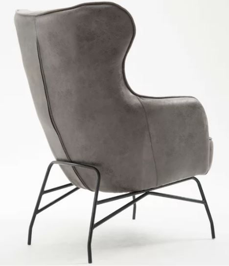 Jill Faux Leather Armchair thumbnail 4