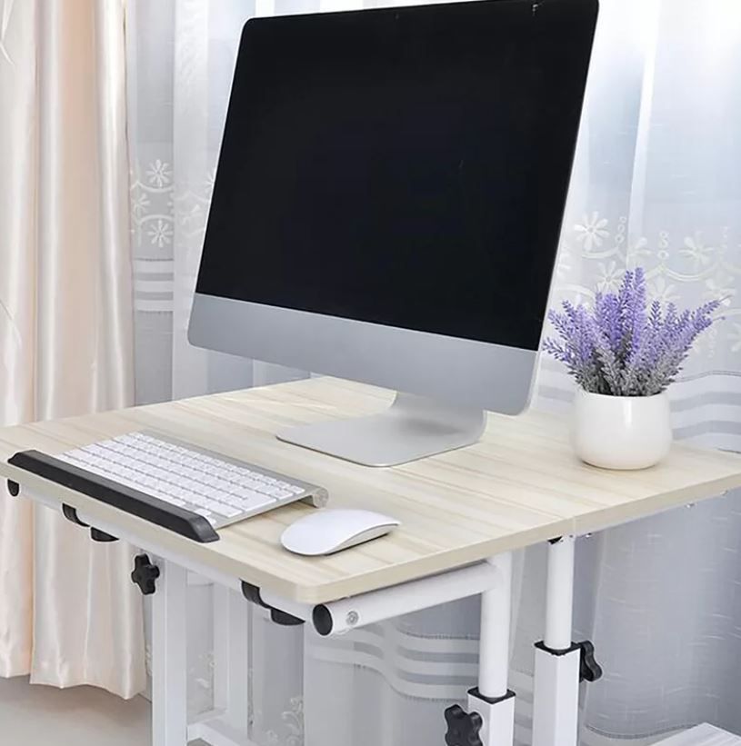 Mind Reader 2 Tier Sit and Stand Computer Desk thumbnail 3