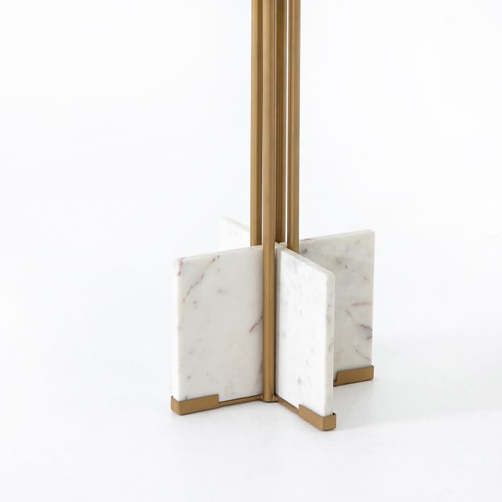 Marble And Brass End Table thumbnail 3