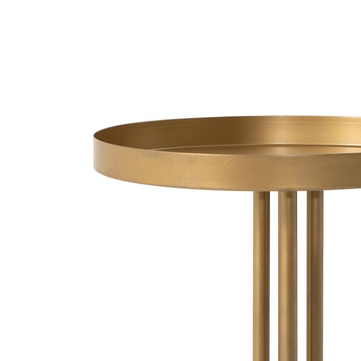 Marble And Brass End Table thumbnail 4
