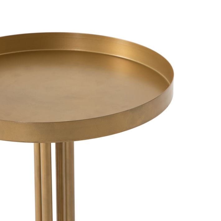 Marble And Brass End Table thumbnail 6