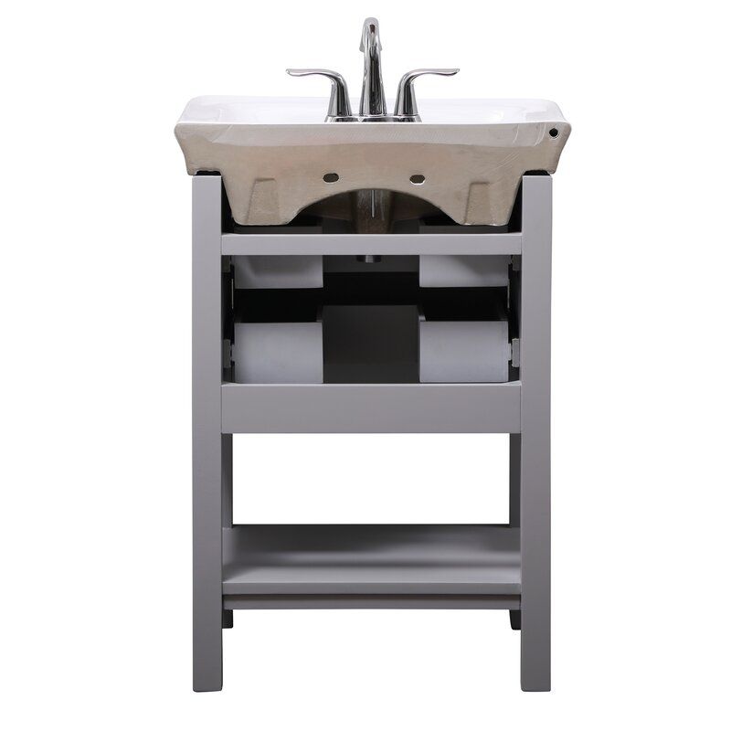 Hary 24 Single Bathroom Vanity Set thumbnail 3