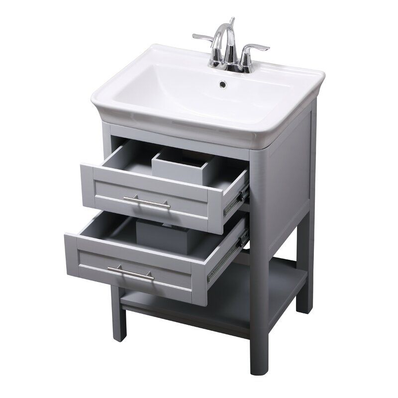 Hary 24 Single Bathroom Vanity Set thumbnail 4