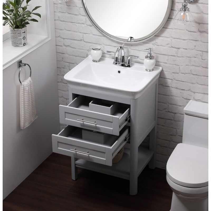 Hary 24 Single Bathroom Vanity Set thumbnail 5