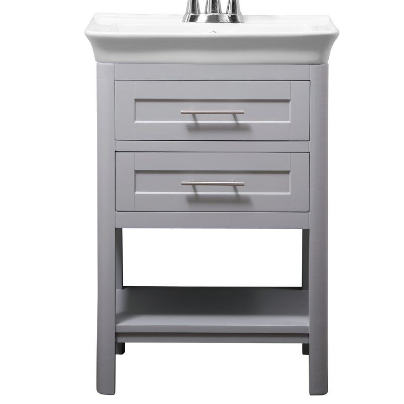 Hary 24 Single Bathroom Vanity Set thumbnail 7