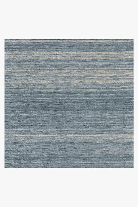 Coastal Linear Stripe Slate Rug-8'x10' thumbnail 3