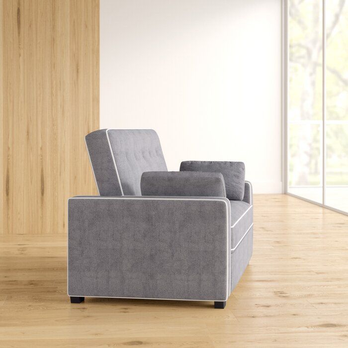 Evan Wide Convertible Sofa thumbnail 4