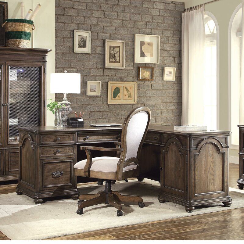 Mellette L Shape Executive Desk thumbnail 3