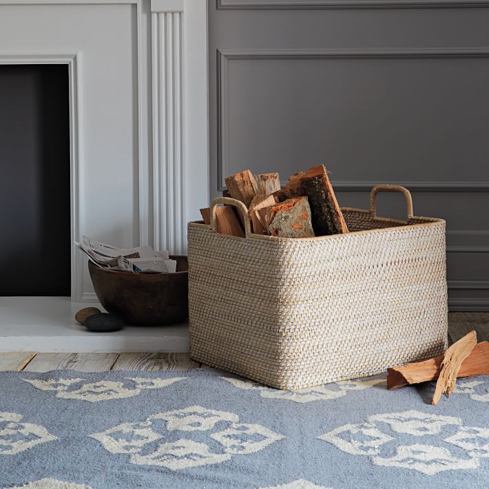 Modern Weave Oversized Storage Basket  thumbnail 3