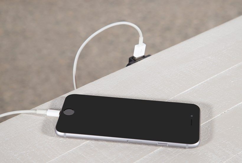 Sinclair Pebble Nightstand With USB thumbnail 6