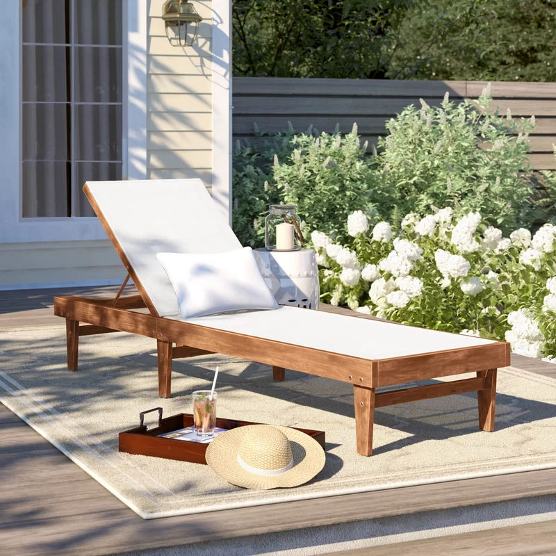 Dereham Outdoor Reclining Chaise Lounge thumbnail 7
