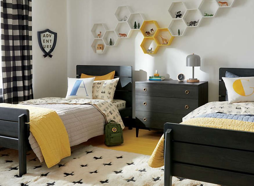 Honeycomb Yellow Hexagon Shelf thumbnail 3