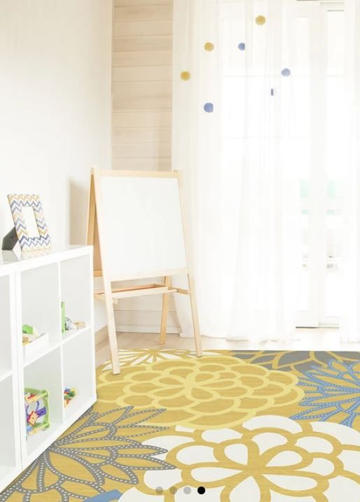 Emma Floral Yellow Rug-8'x10' thumbnail 2