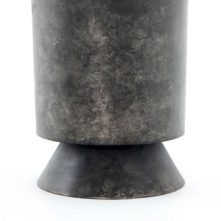 Brushed Black Aluminum Side Table thumbnail 3