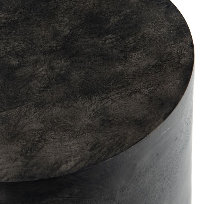 Brushed Black Aluminum Side Table thumbnail 4