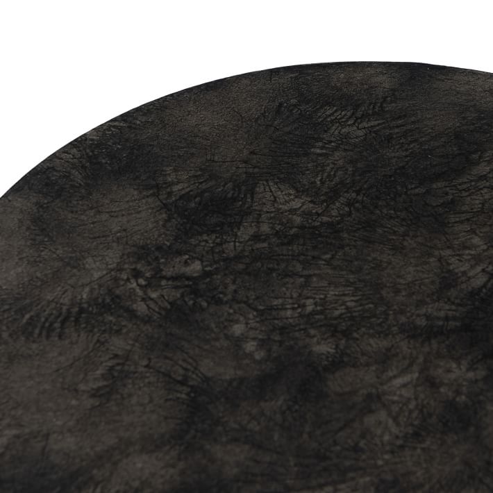Brushed Black Aluminum Side Table thumbnail 5