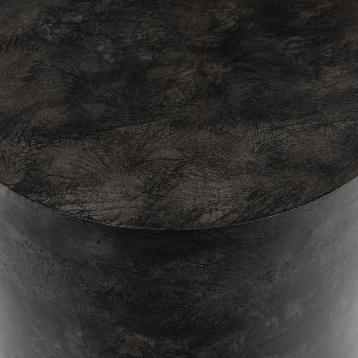 Brushed Black Aluminum Side Table thumbnail 6