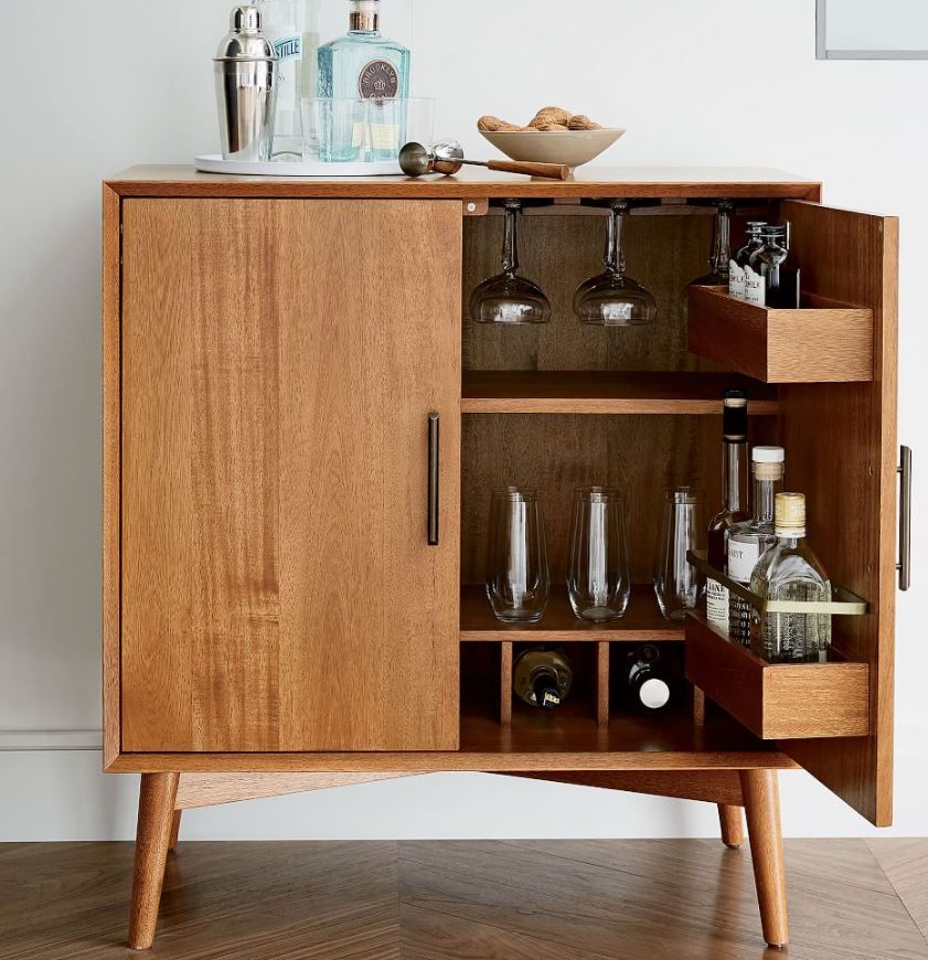 Mid Century Bar Cabinet thumbnail 4
