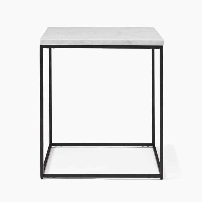 Streamline Square Side Table Marble thumbnail 3