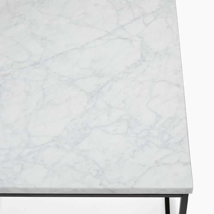 Streamline Square Side Table Marble thumbnail 5