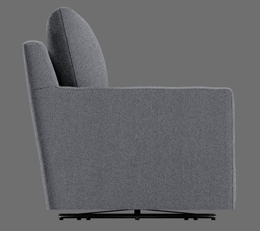 Ayden Square Arm Slipcovered Swivel Glider thumbnail 2