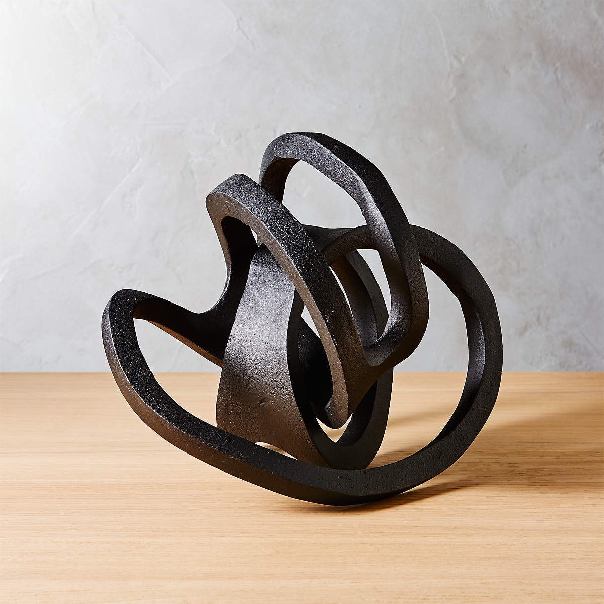 INFINITY BLACK KNOT SCULPTURE thumbnail 3
