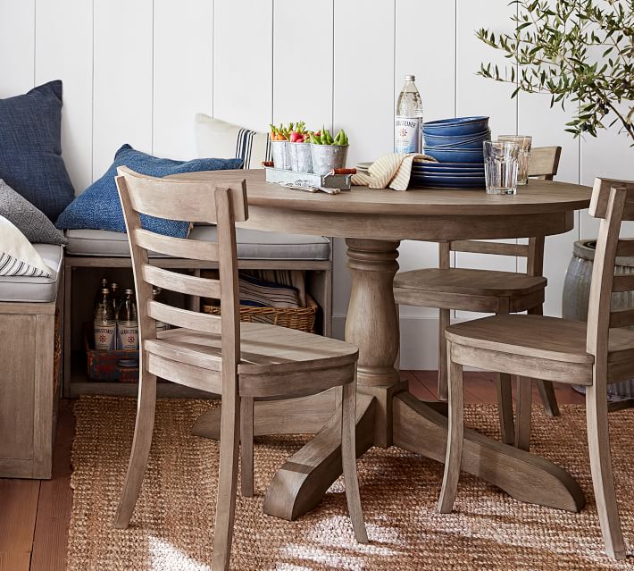 Owen Round Pedestal Extending Dining Table thumbnail 2