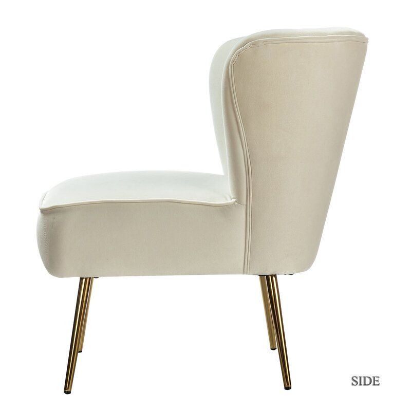 Erasmus Tufted Velvet Side Chair set of 2 thumbnail 3