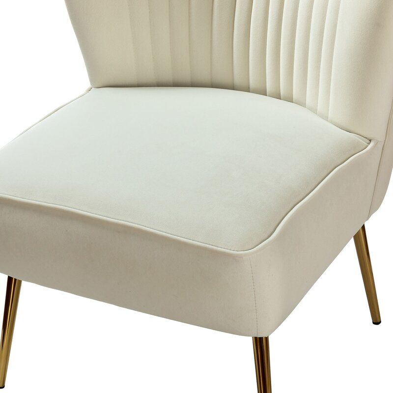 Erasmus Tufted Velvet Side Chair set of 2 thumbnail 4