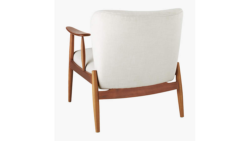Troubadour Natural Wood Frame Chair-29.5''x31'' thumbnail 3