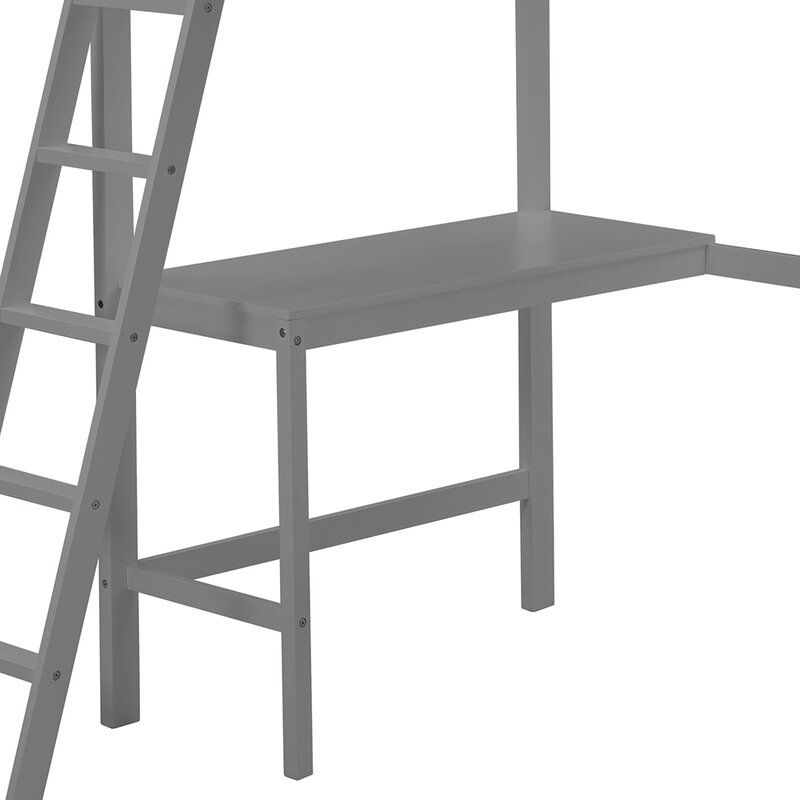 Walsworth Twin Loft Bed with Desk thumbnail 2