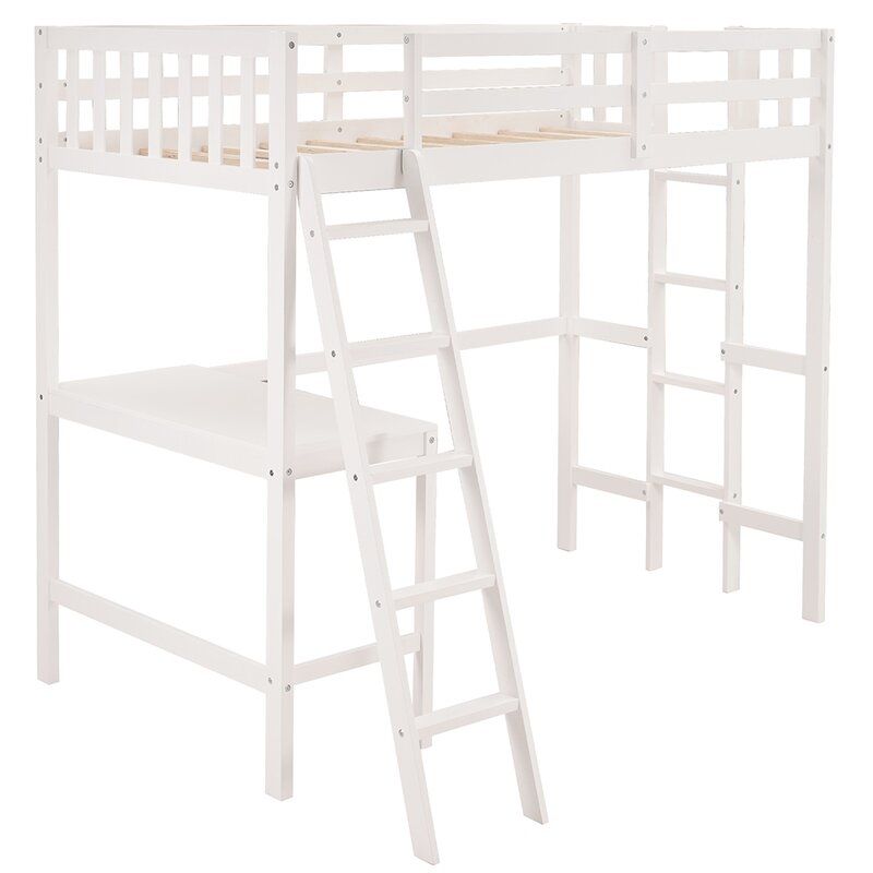 Walsworth Twin Loft Bed with Desk thumbnail 3