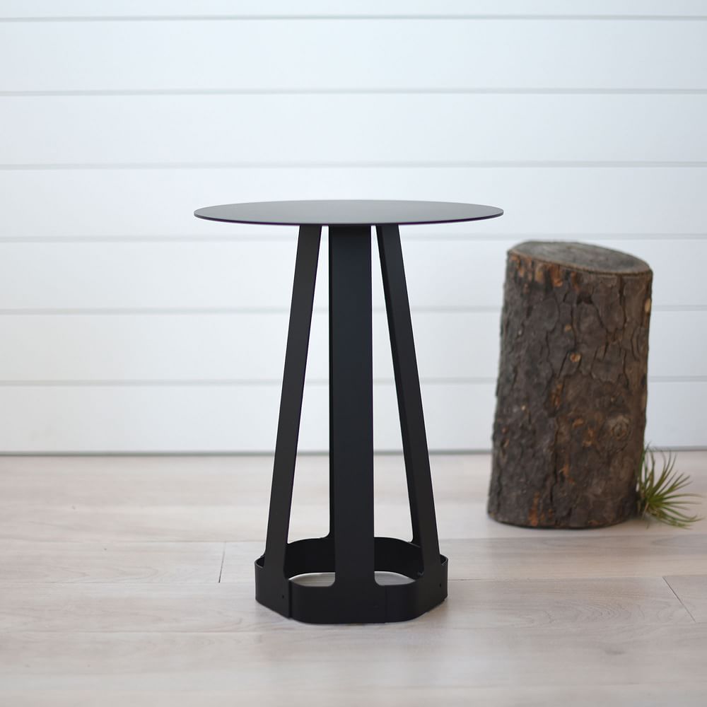 Misewell Sixagon Side Table Black thumbnail 2